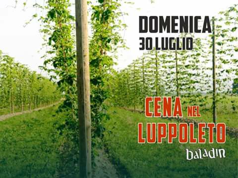 Cena nel luppoleto